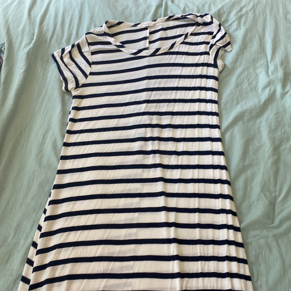 Striped tshirt dress